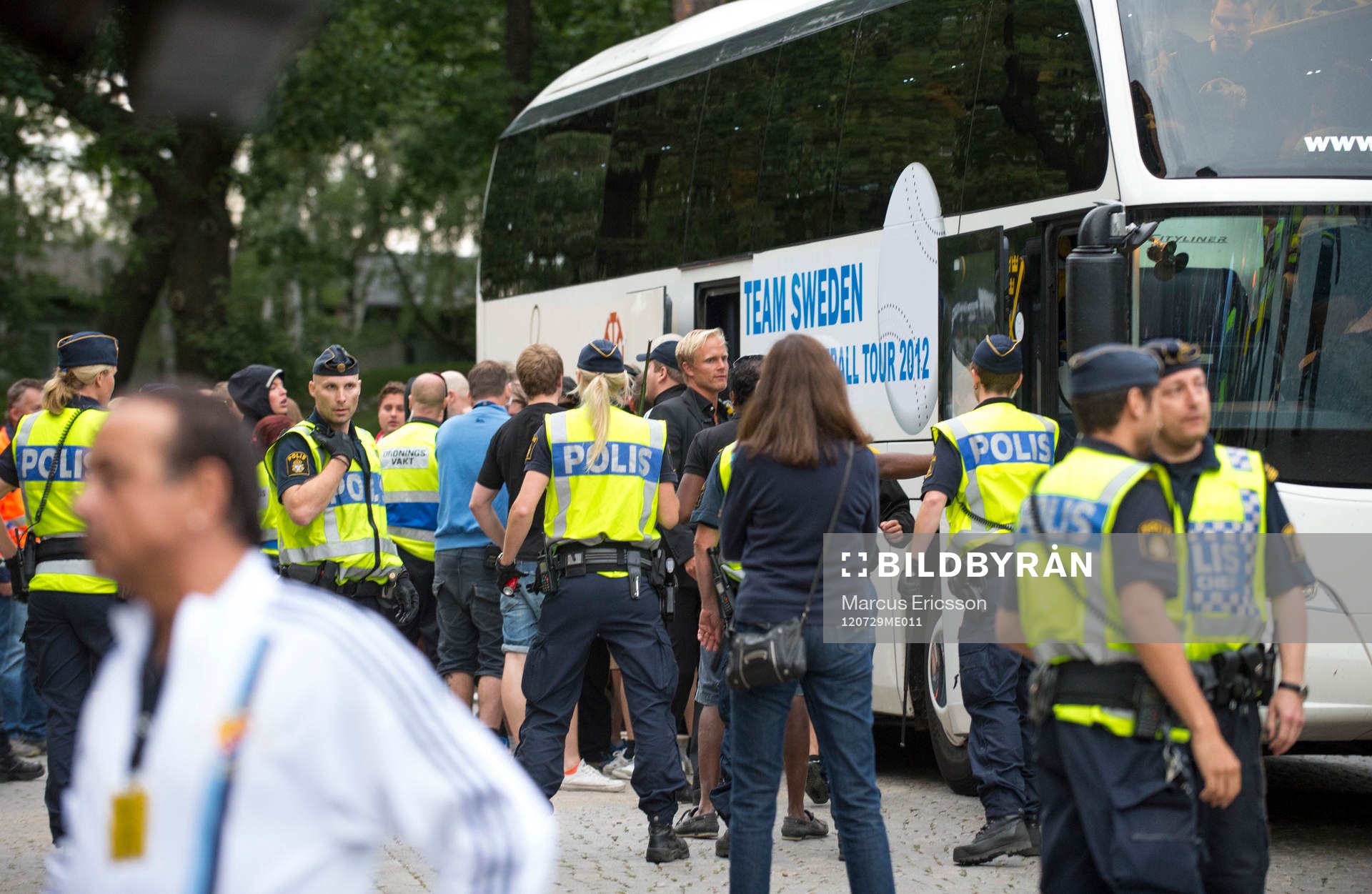 Elfsborgsfansen hamnade i bråk med polisen