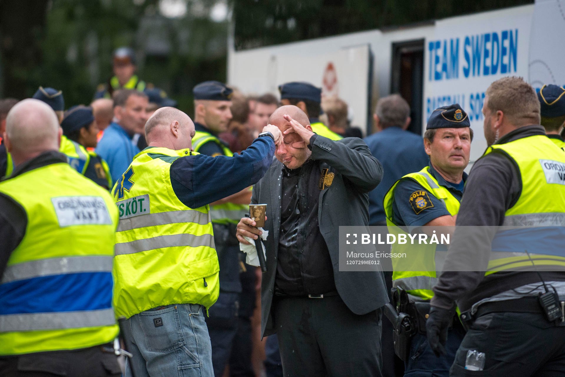 Elfsborgsfansen hamnade i bråk med polisen
