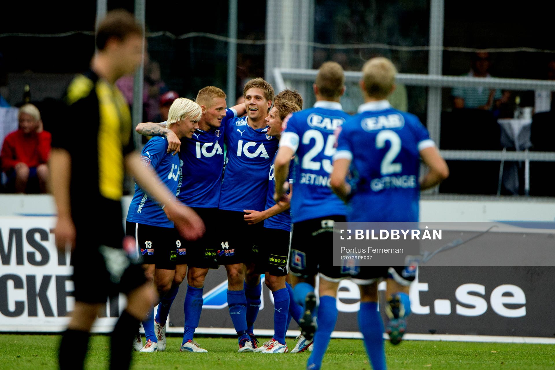 Kristoffer Thydell, Gudjón Baldvinsson, 2-0, Mikael Boman,