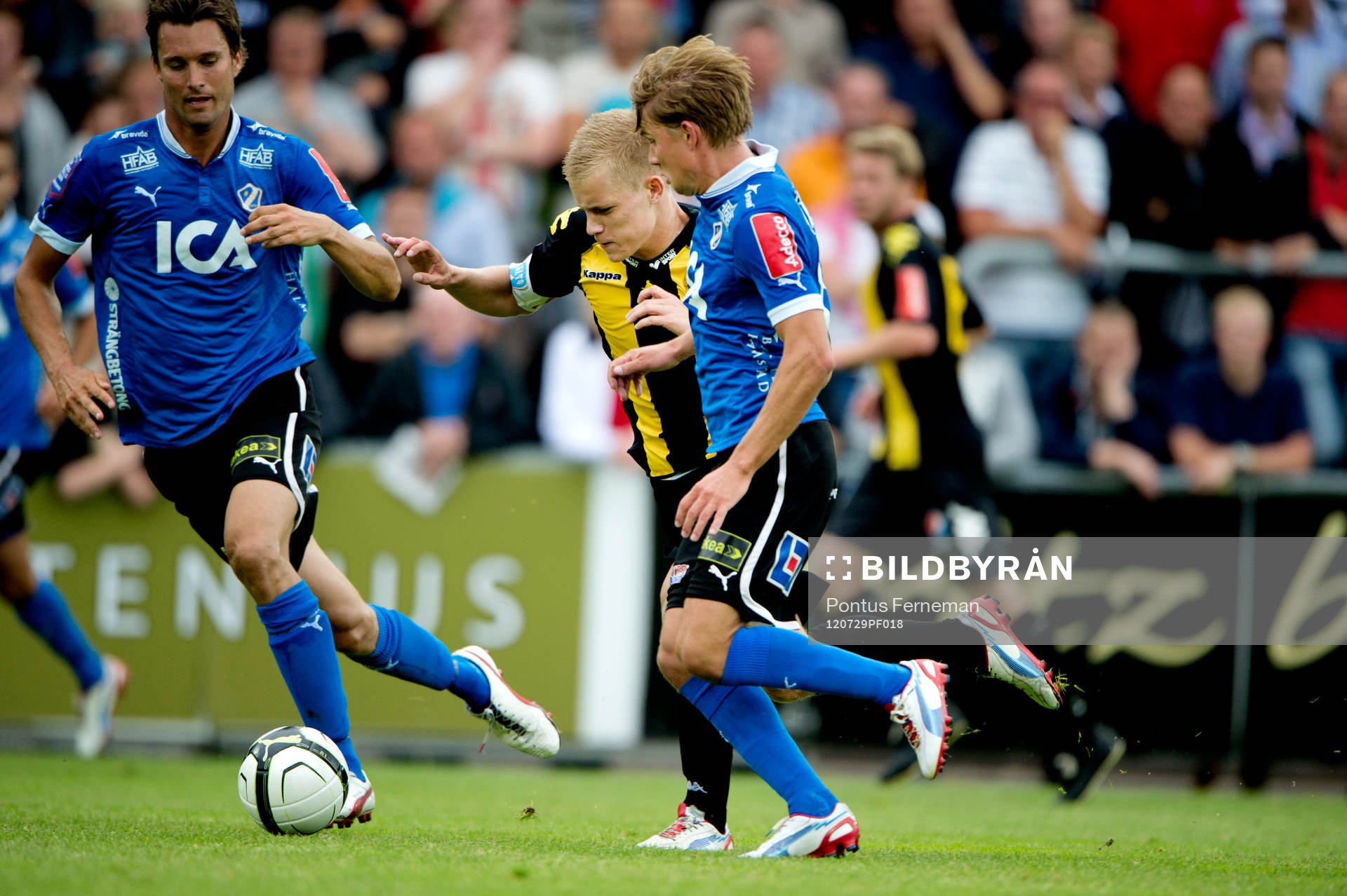 Peter Nyström, Halmstad, Christoffer Hansbjer, Hammarby,