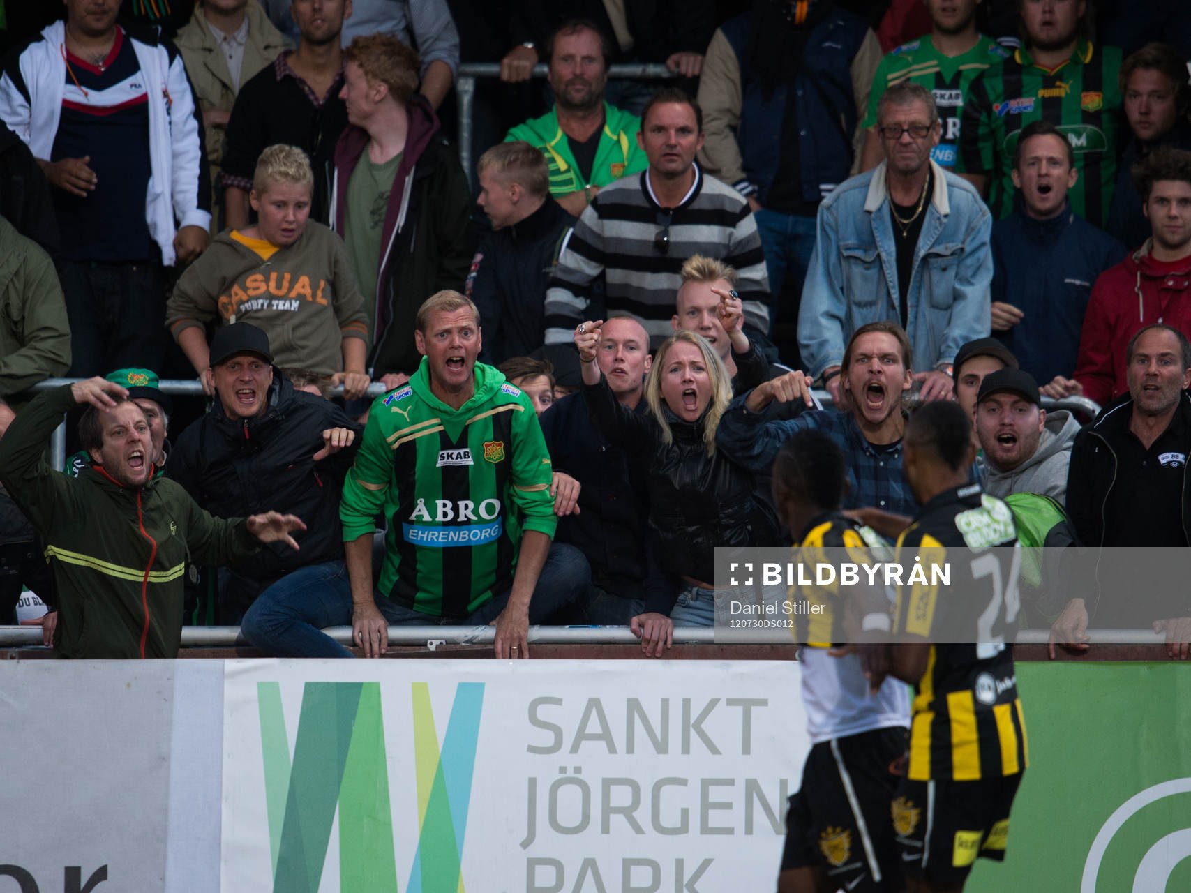 Waris Majeed, Häcken, gör 3-1 och springer till