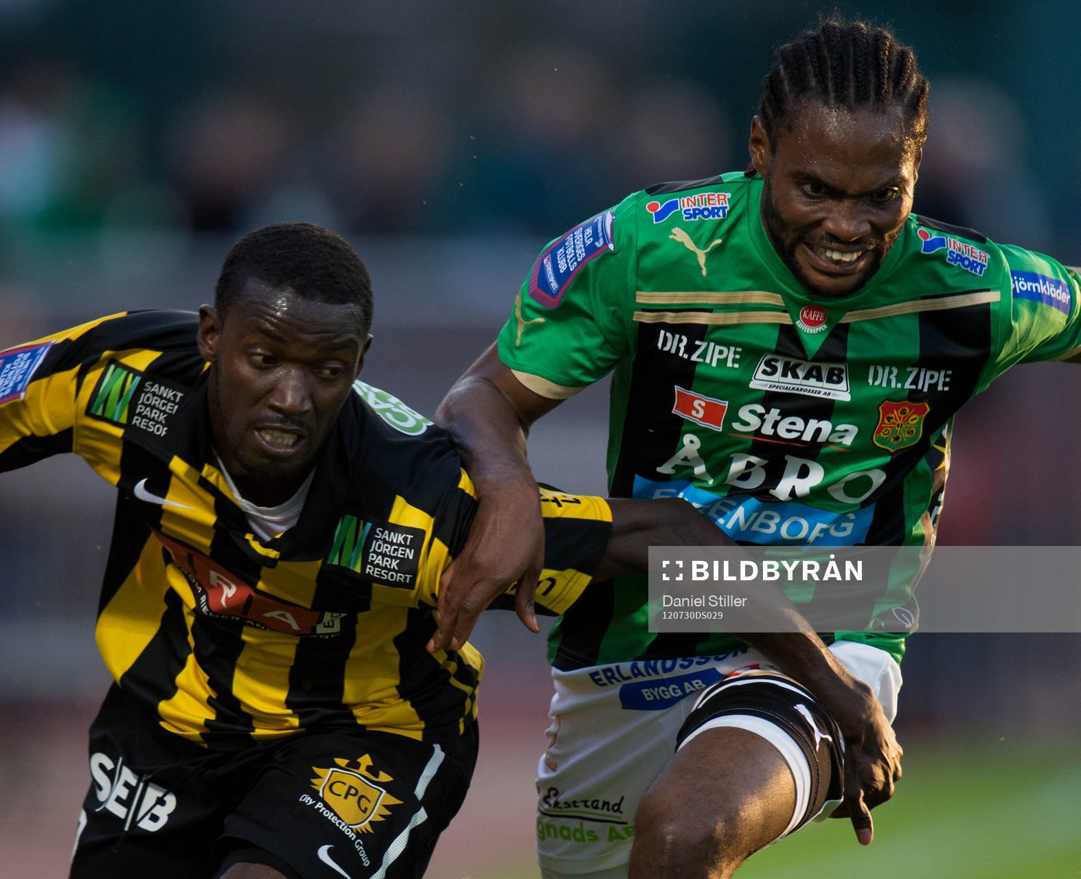 Dioh Williams, Häcken. Richard Ntomba Ekunde, GAIS