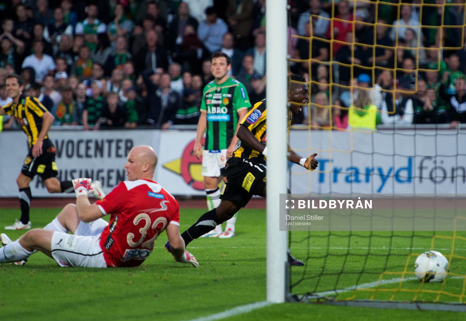Waris Majeed, Häcken, gör 3-1