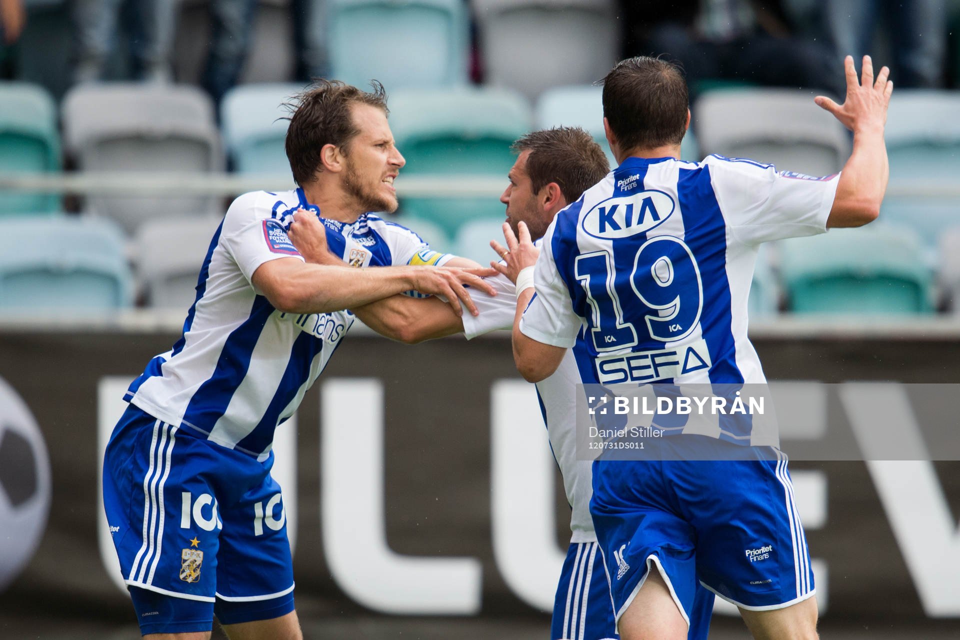 Tobias Hysén, IFK Göteborg, gör 1-0, jubel