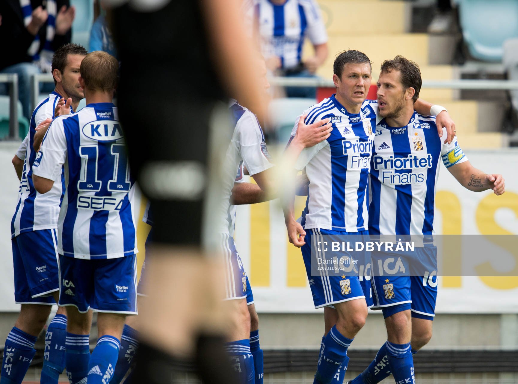 Tobias Hysén, IFK Göteborg, gör 1-0, jubel