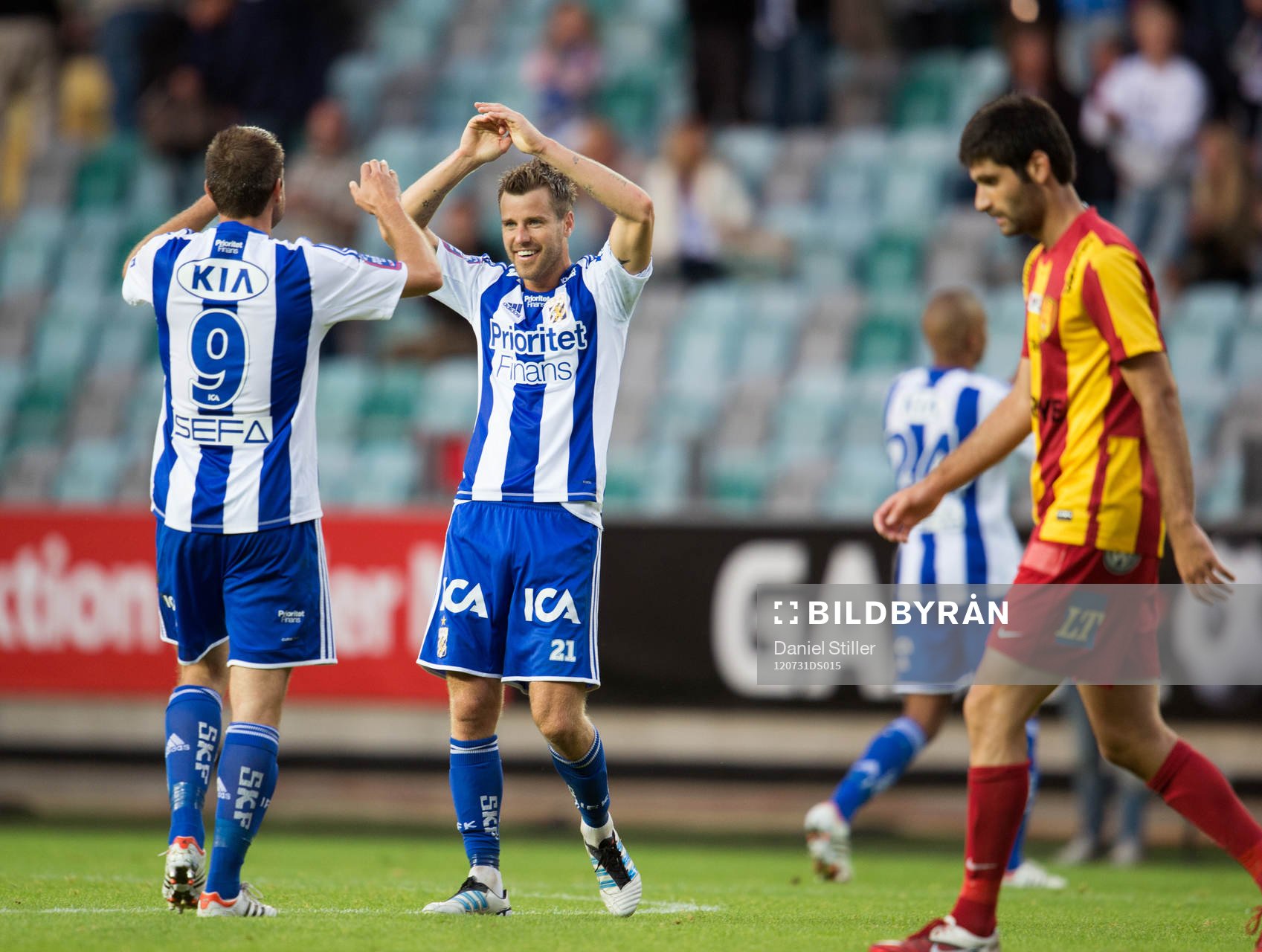 Stefan Selakovic, Pontus Farnerud, IFK Göteborg, jubel