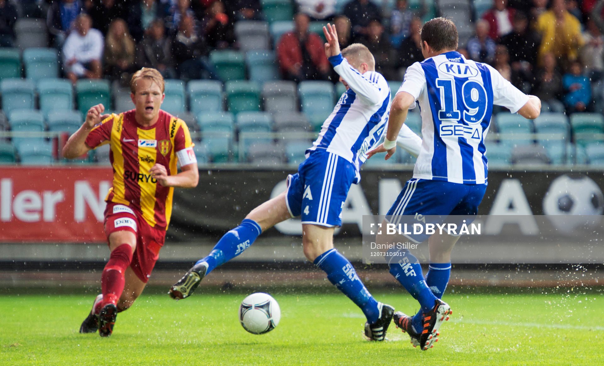 Kjetil Waehler, IFK Göteborg, missar målchans i början
