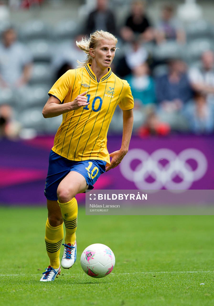 OS 2012, fotboll, dam, Sverige - Kanada: Sofia Jakobsson, Sverige.