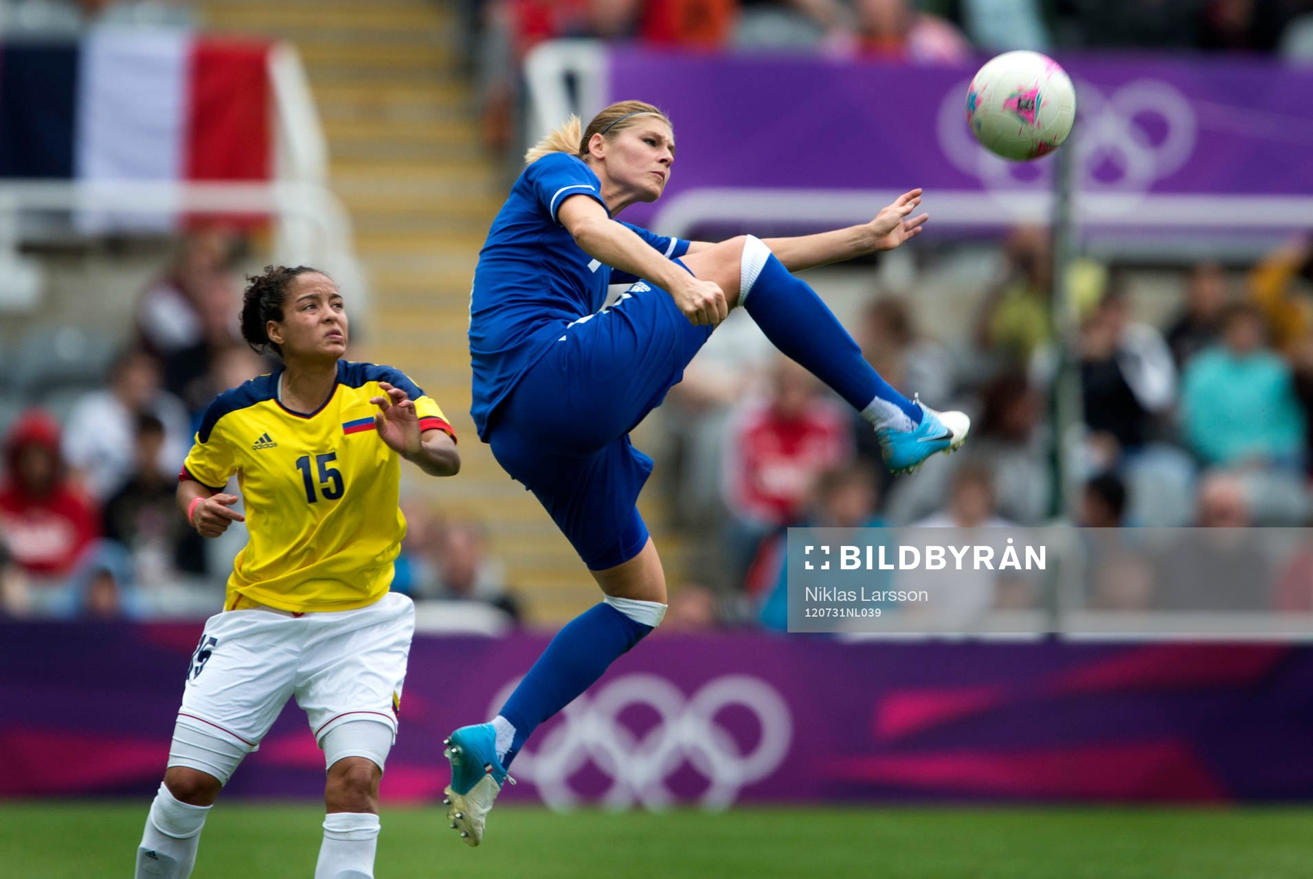 Corine Franco, Frankrike och Ingrid Vidal, Colombia