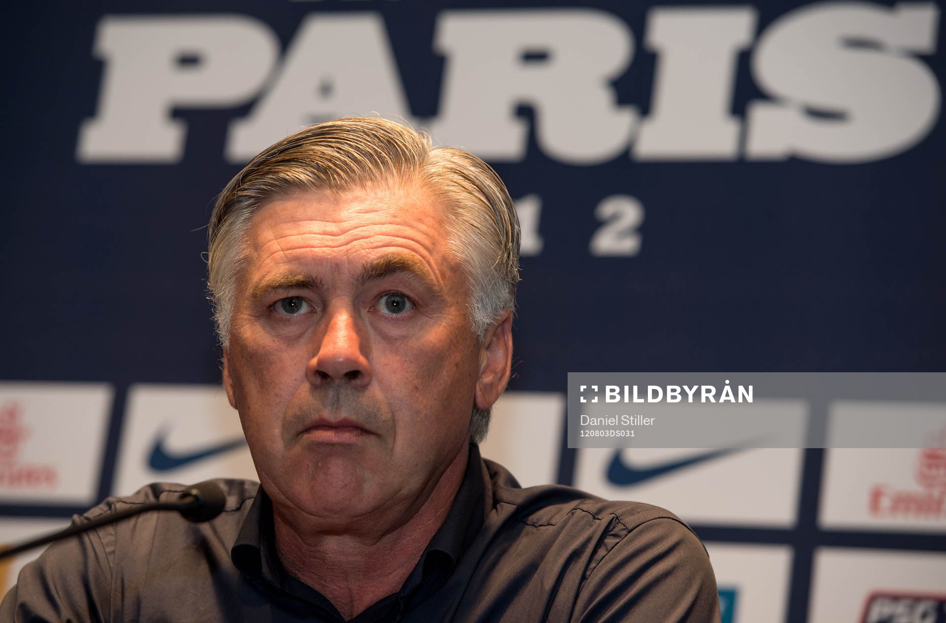 Carlo Ancelotti, tränare Paris Saint-Germain