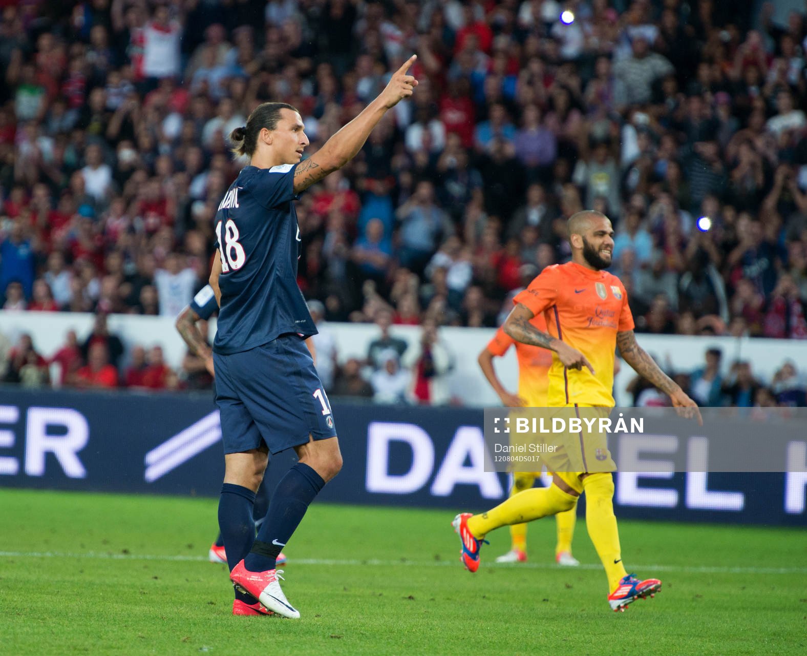  Zlatan Ibrahimovic, PSG, gör 1-2 på straff, jubel
