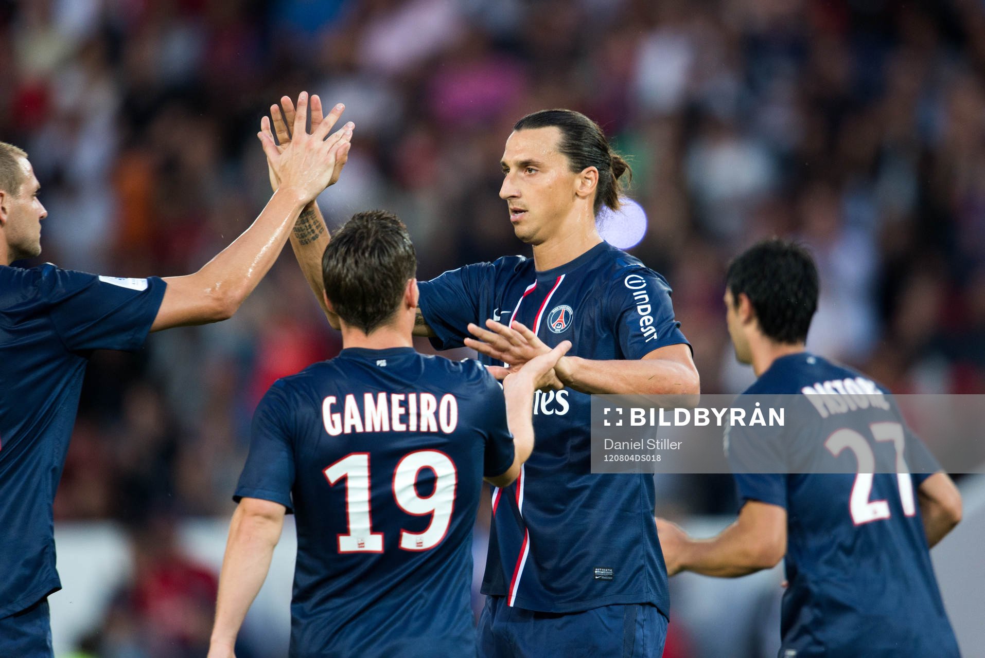  Zlatan Ibrahimovic, PSG, gör 1-2 på straff, jubel