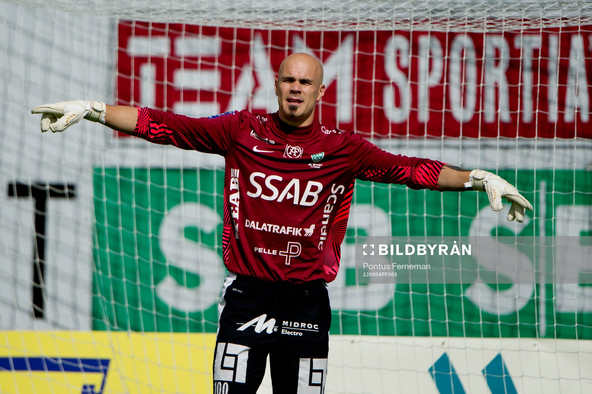 Gerhard Andersson, målvakt, Brage
