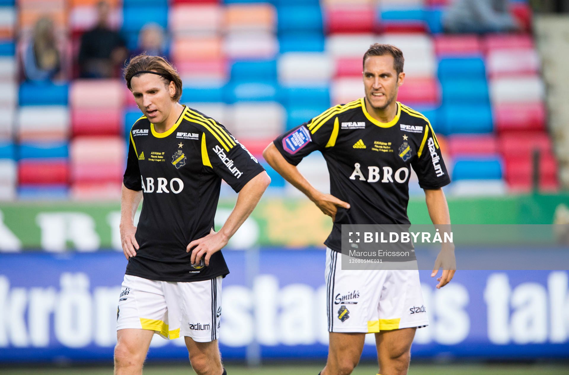 Nils-Eric Johansson och Niklas Backman, AIK deppar