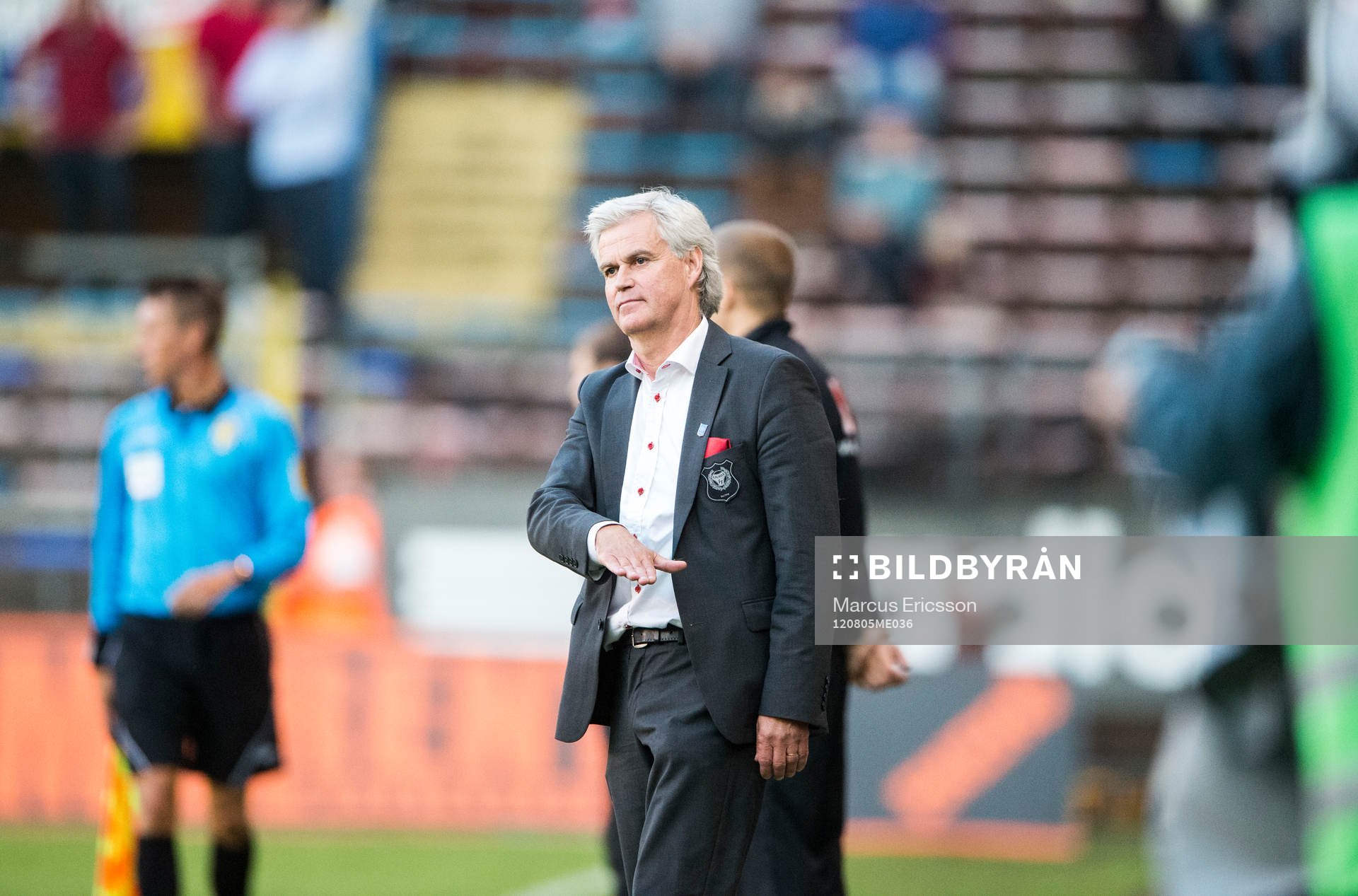 Nanne Bergstrand, tränare Kalmar ber AIK publiken sätta