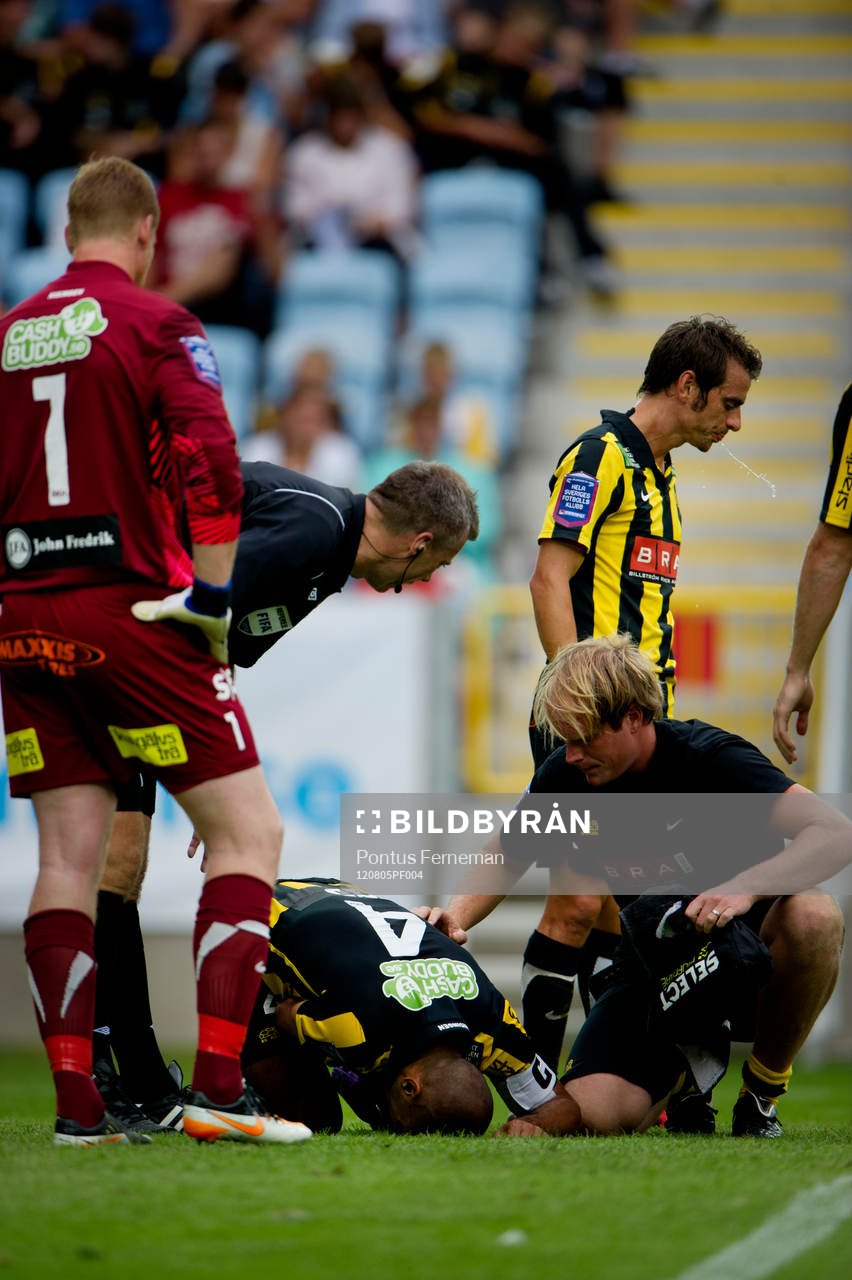 Mohammed Ali Khan, Häcken, skada