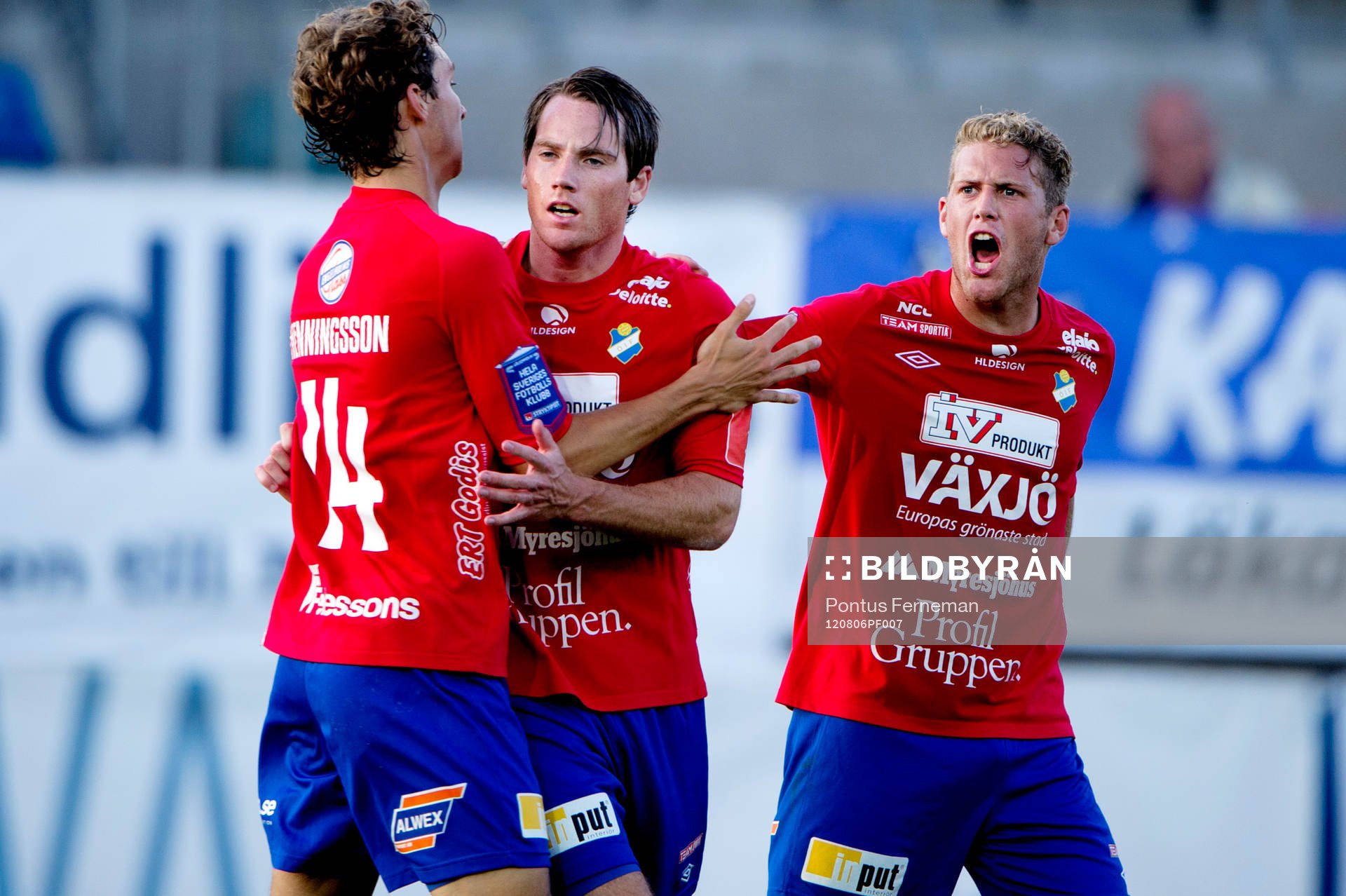 Alexander Henningsson, Johan Persson, jublar