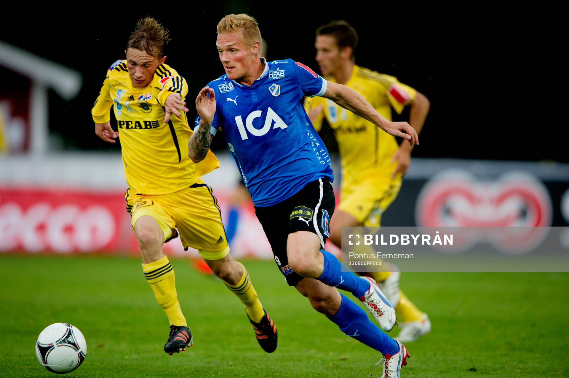 Albin Nilsson, Ängelholm, Gudjón Baldvinsson, Halmstad