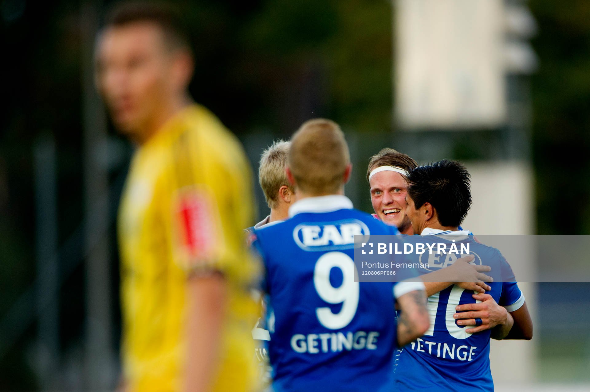 Kristoffer Fagercrantz, Halmstad, jubel efer 0-2