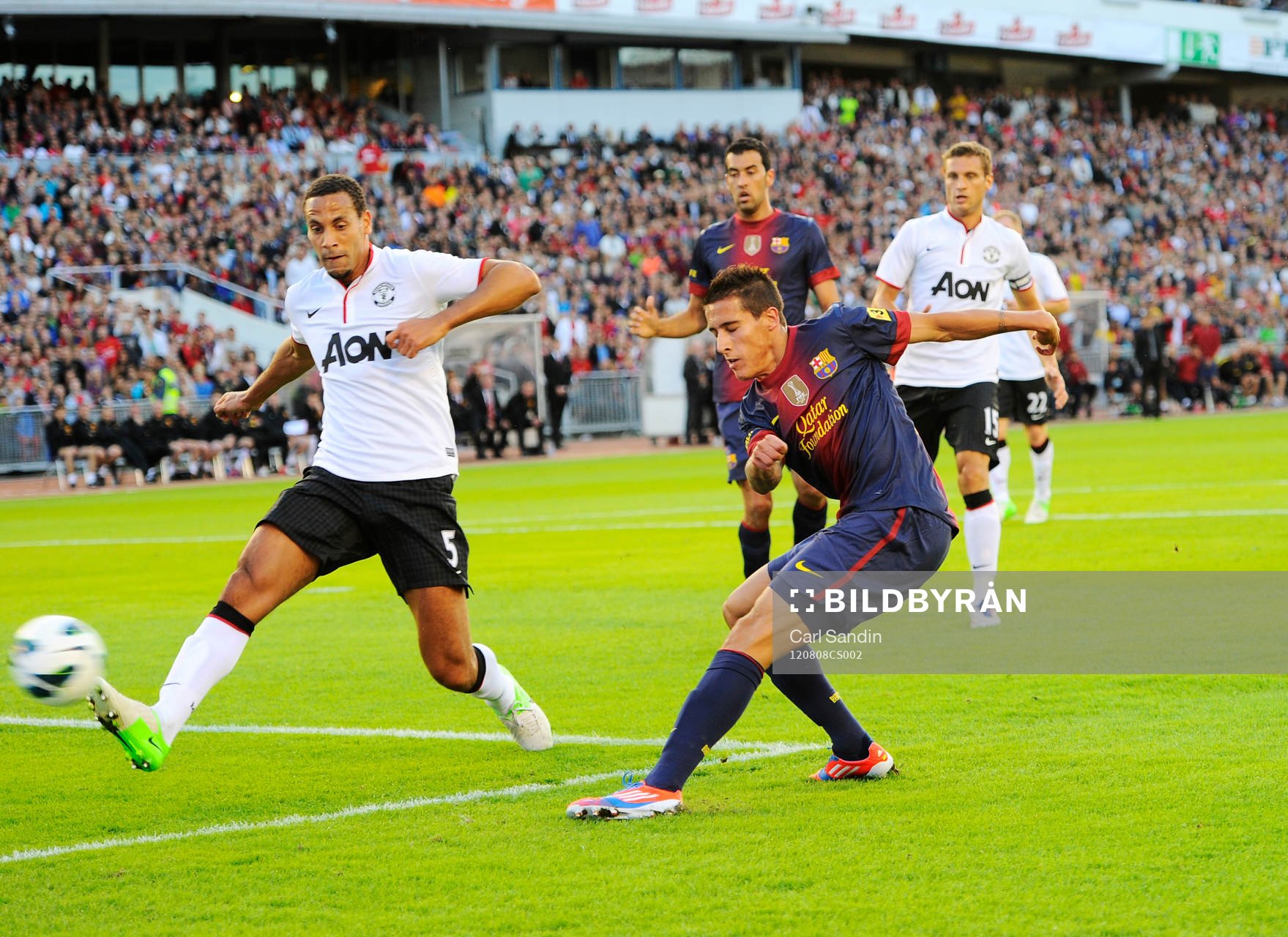 Fotboll, Träningsmatch, Barcelona - Manchester United