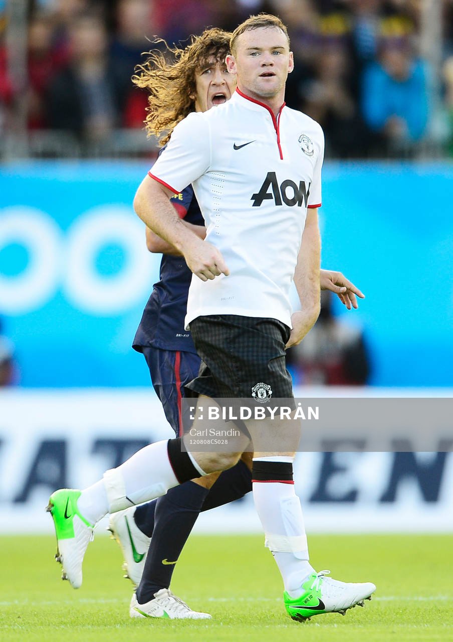 Charles Puyol, Barcelona, Wayne Rooney, Manchester United
