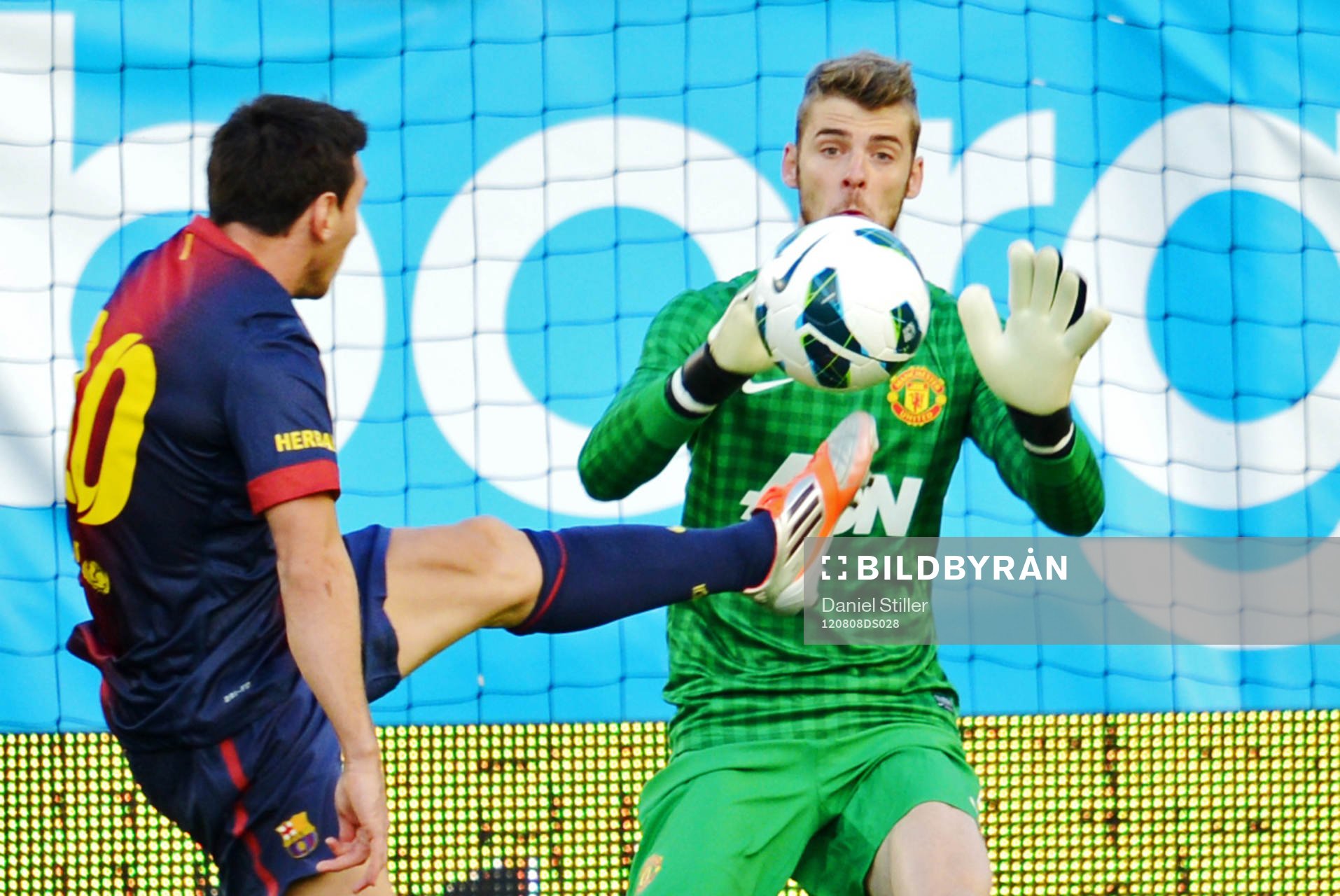 Lionel Messi, Barcelona oroar bramför David de Gea,