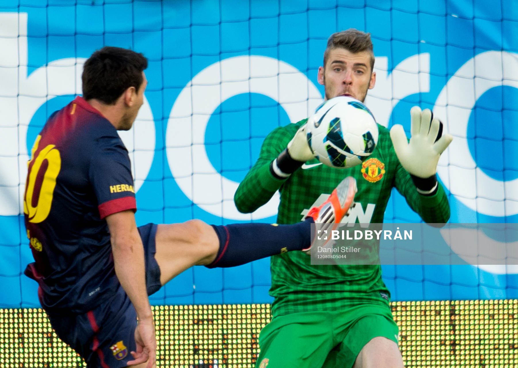 David De Gea, målvakt Manchester United, Lionel Messi,