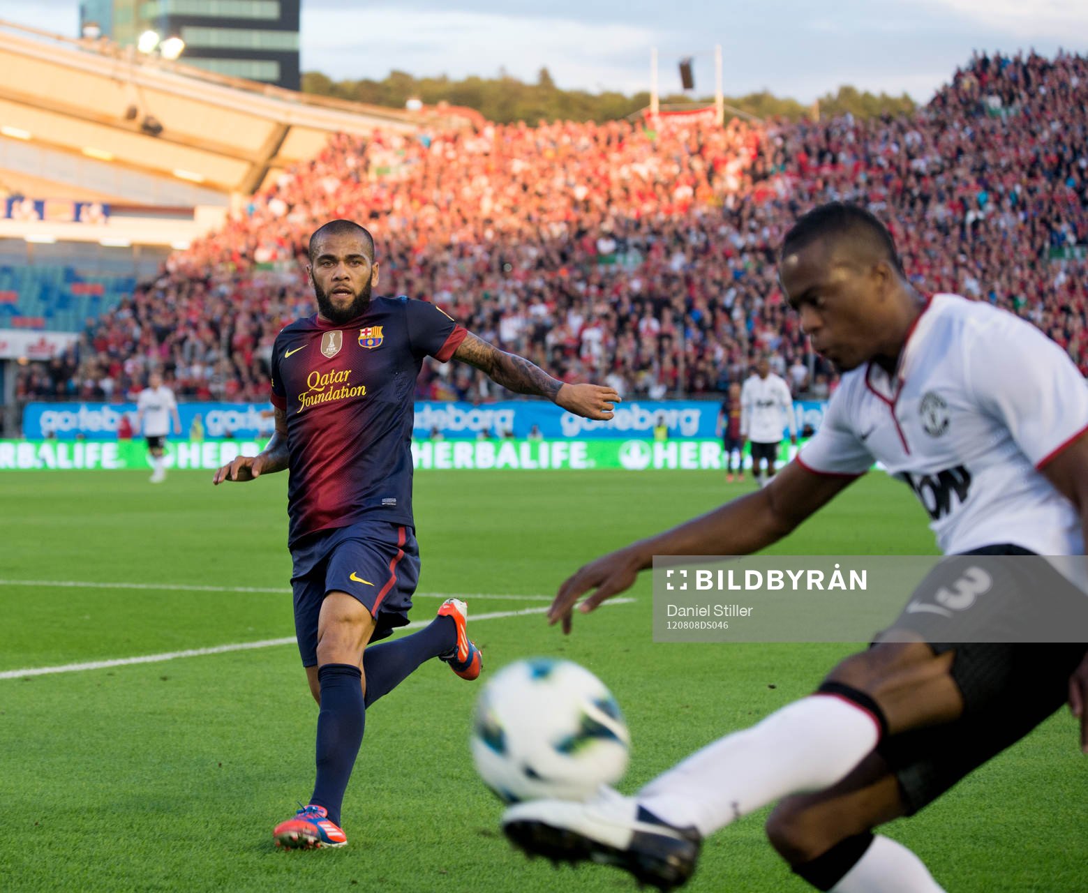 Dani Alves, Barcelona, Patice Evra, Manchester United