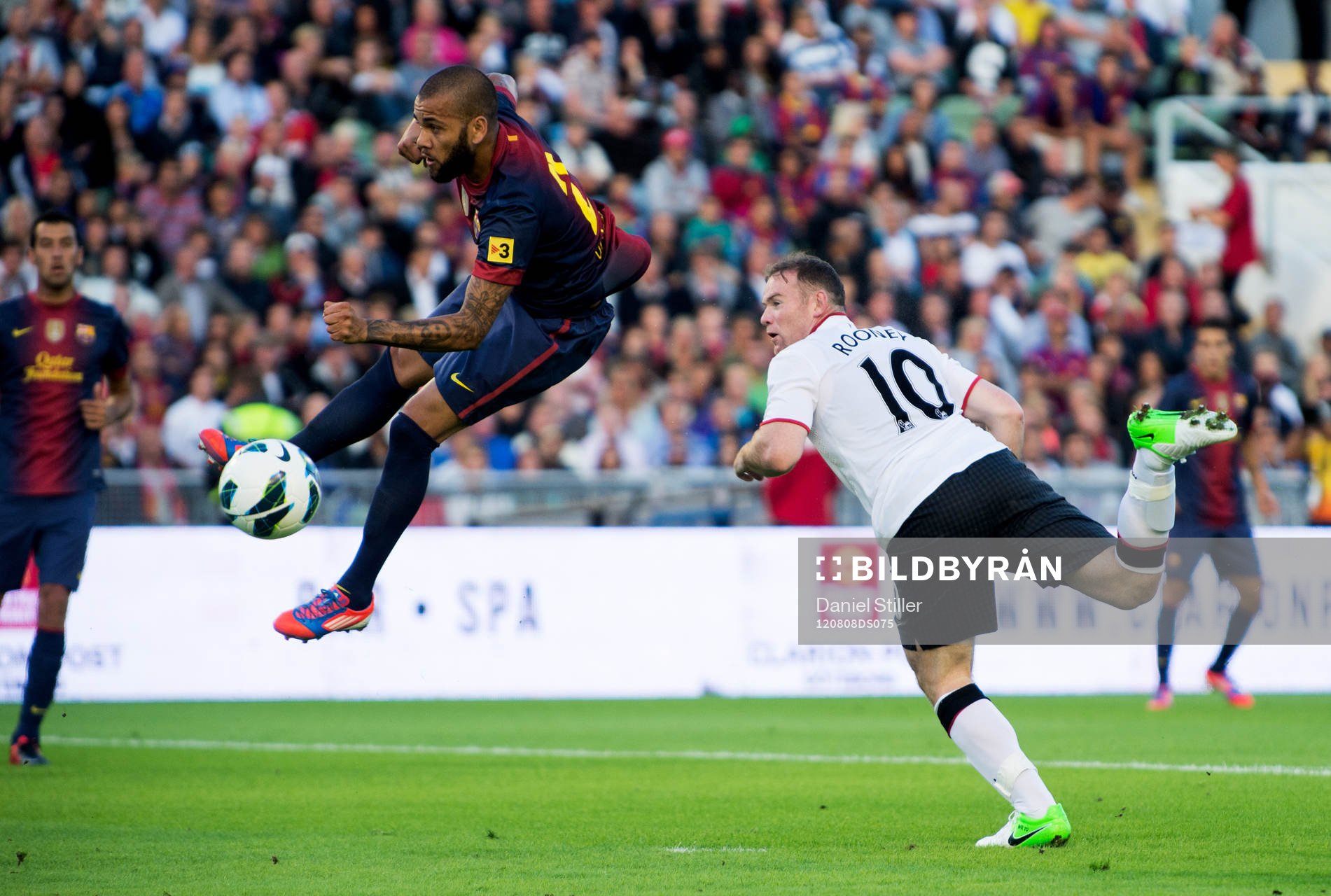 Dani Alves, Barcelona, Wayne Rooney, Manchester United
