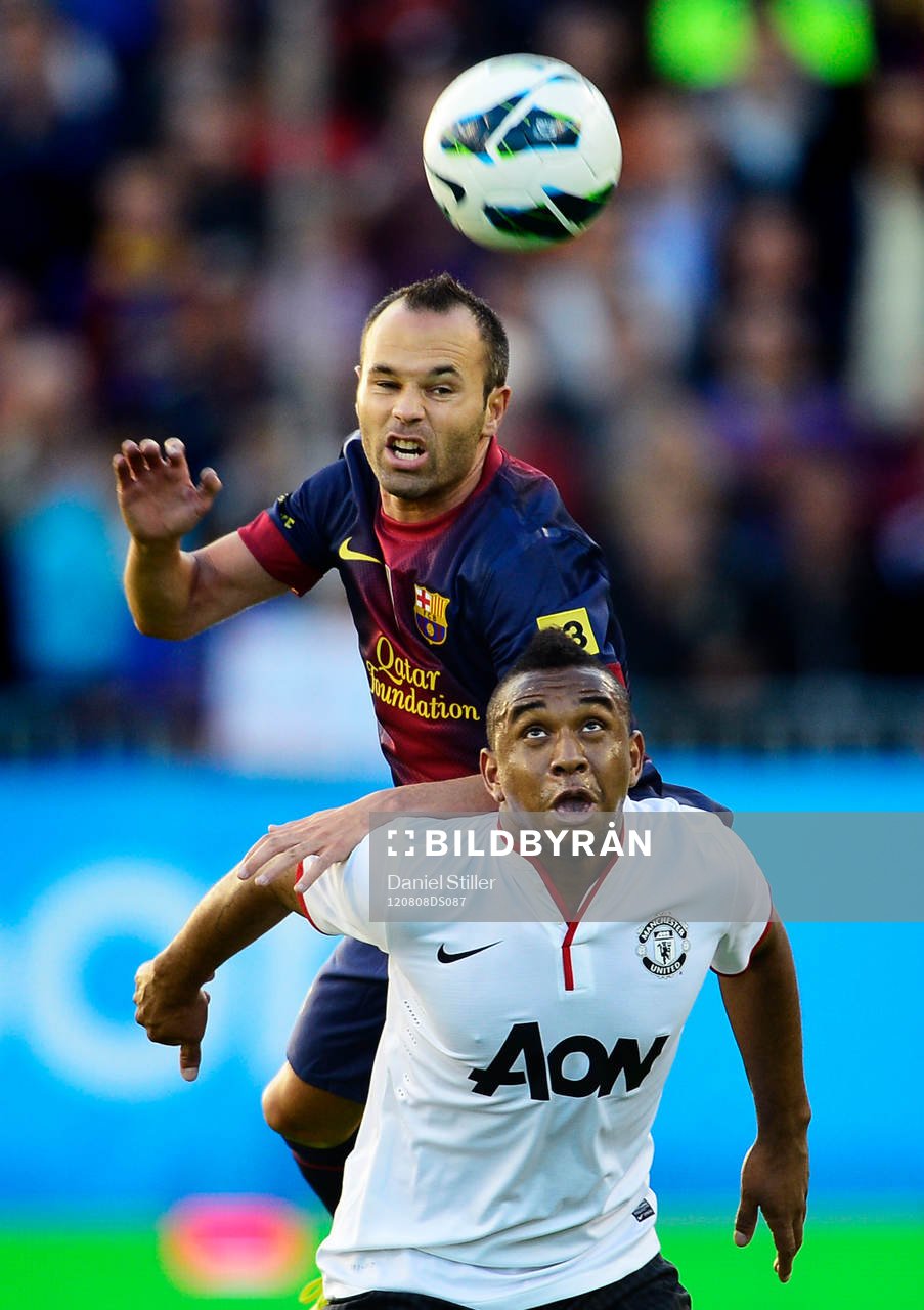 Andrés Iniesta, Barcelona, Anderson, Manchester United