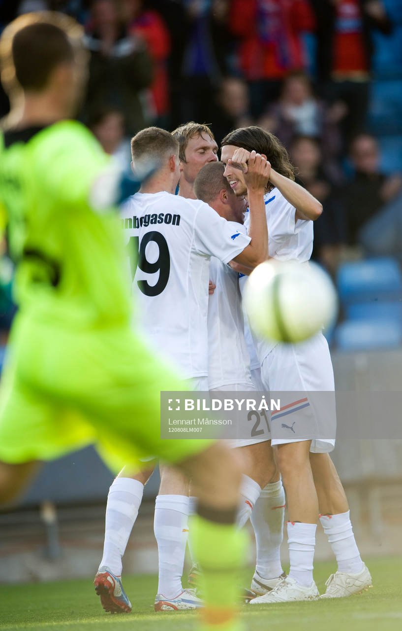 Fotboll, kval, Champions League, Helsingborg - Slask
