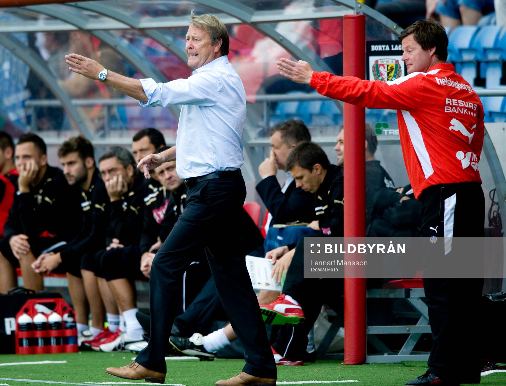 Fotboll, kval, Champions League, Helsingborg - Slask