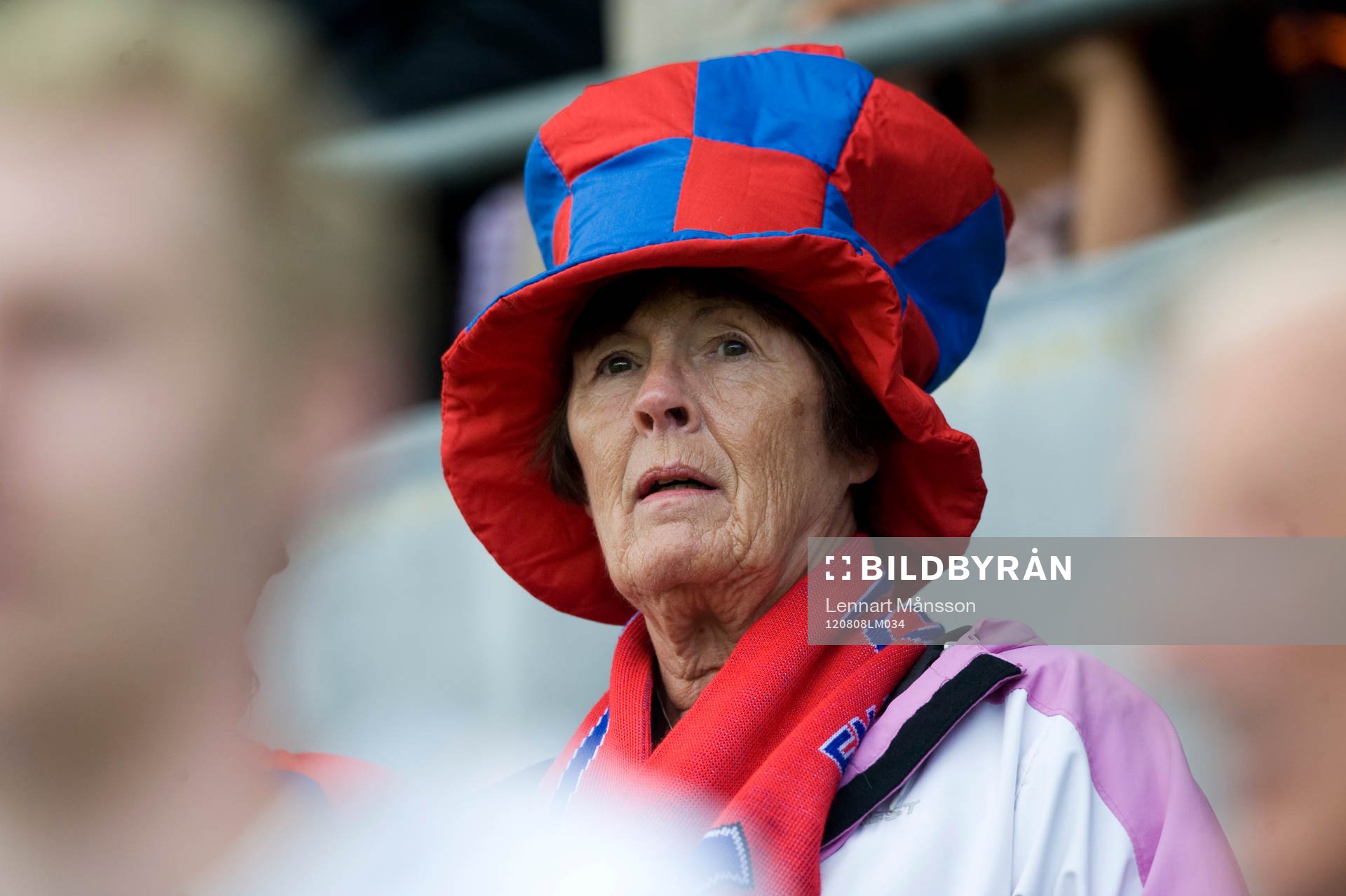 Supporter i hatt