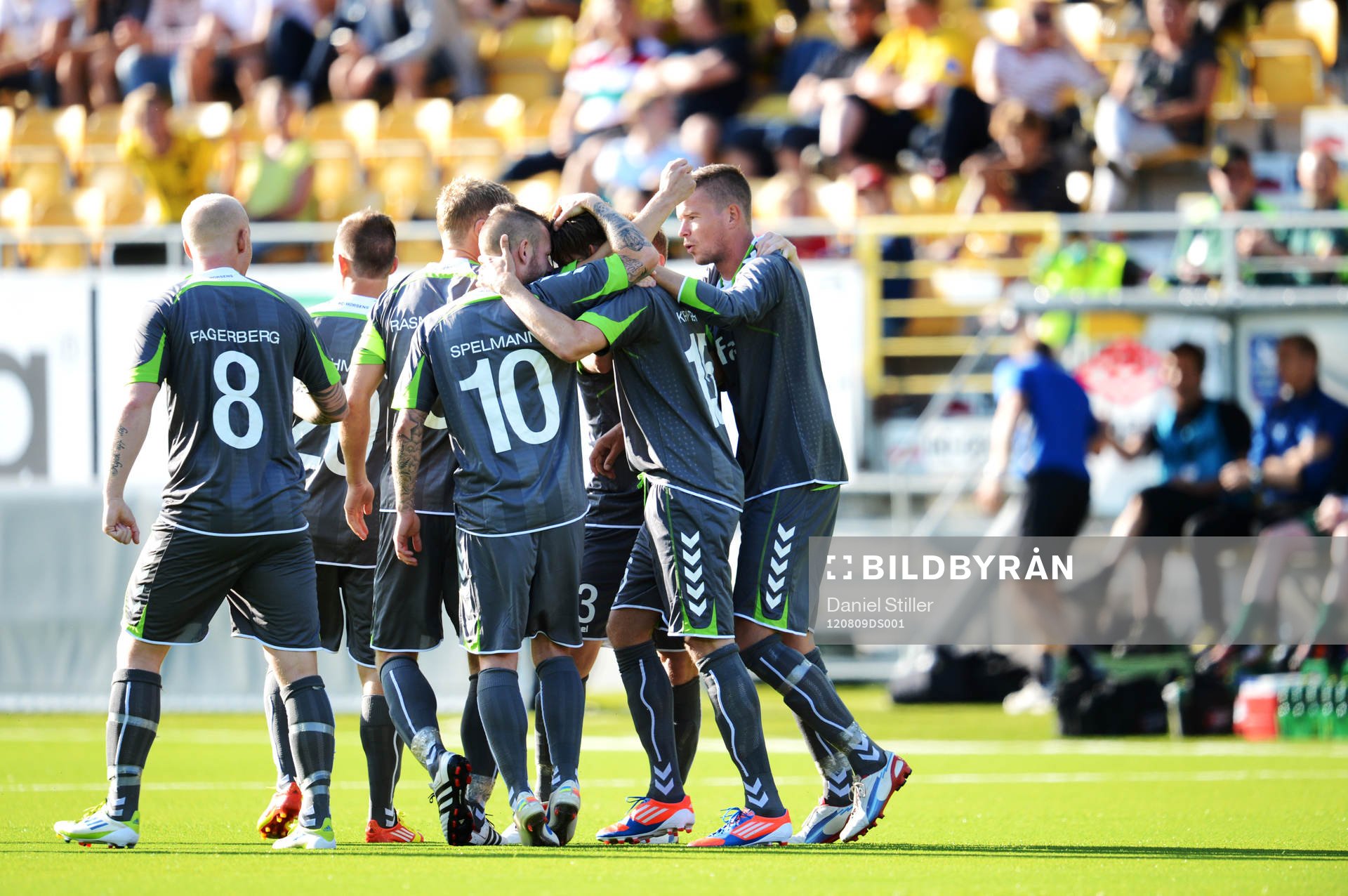  Lasse Kryger, Horsens, glädje, jubel efter 0-1