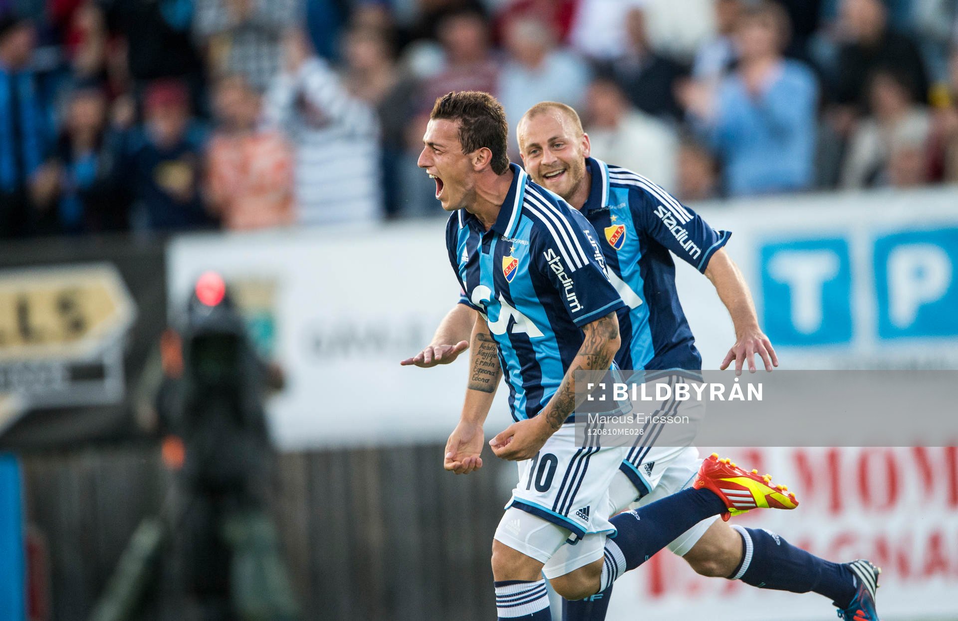 Erton Fejzullahu, Djurgården tar emot boll, fintar Daniel