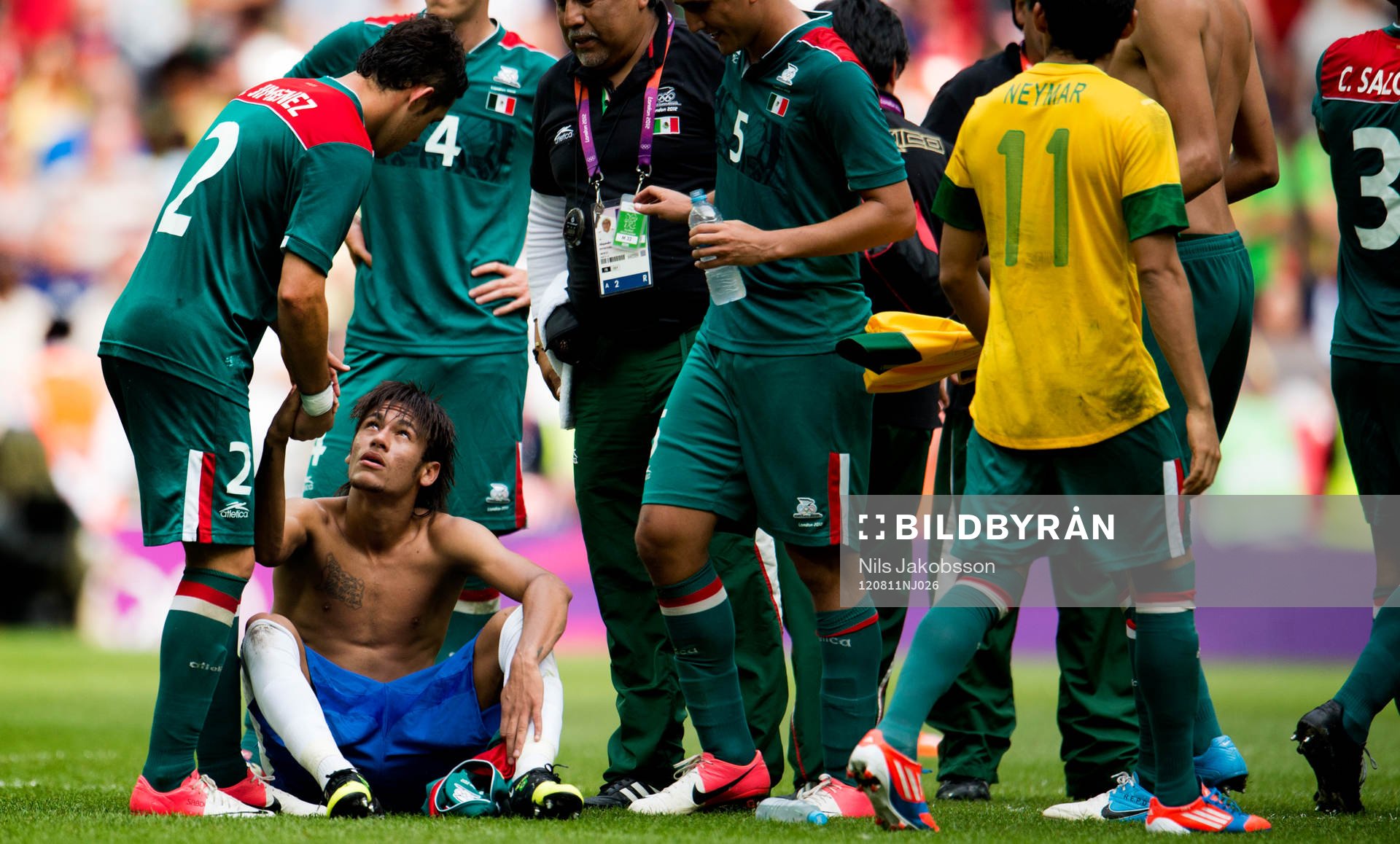 Neymar, Brasilien, depp