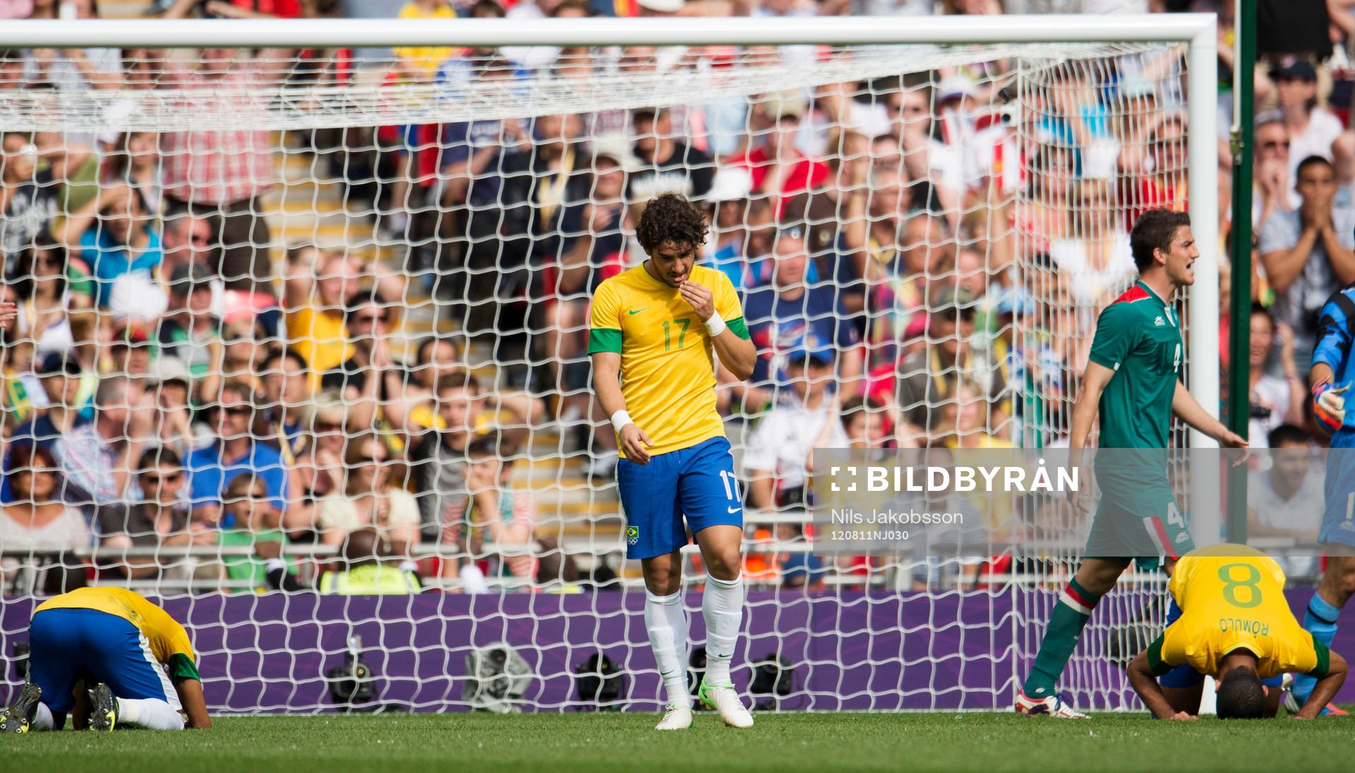 OS 2012, Fotboll, final, Brasilien - Mexico