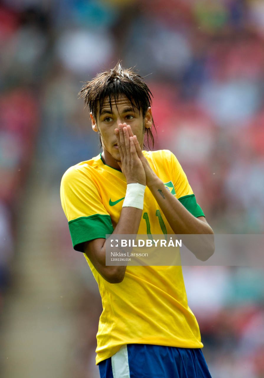 Neymar, Brasilien deppar. Depp