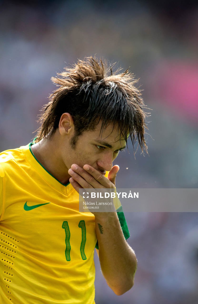 Neymar, Brasilien deppar. Depp