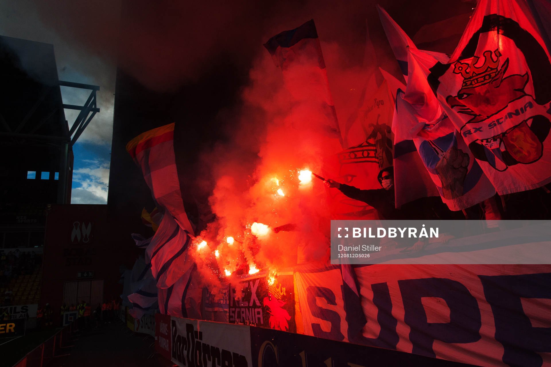 Bengaler på Borås arena innan matchen