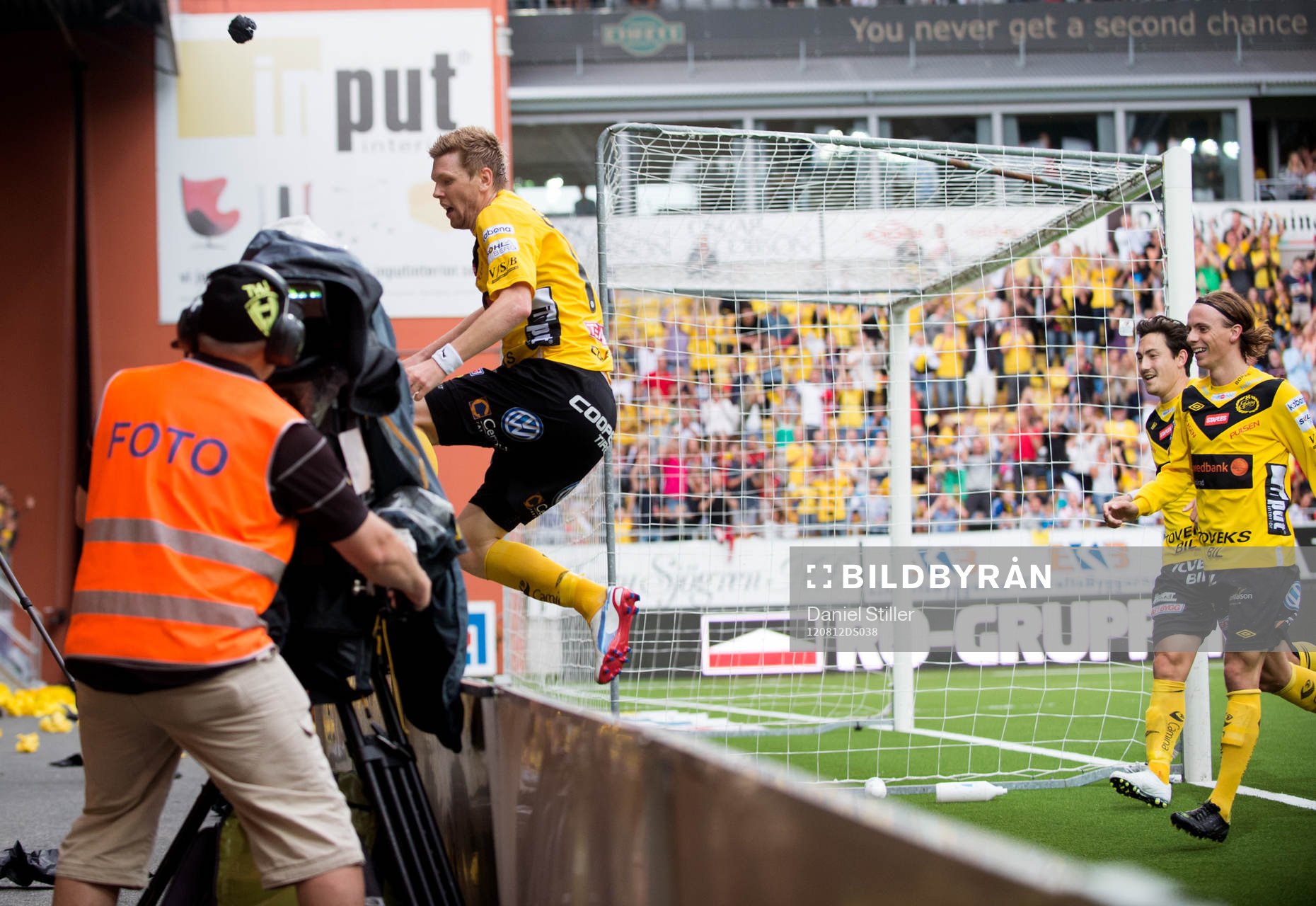 David Elm, Elfsborg, gör 2-1, jubel