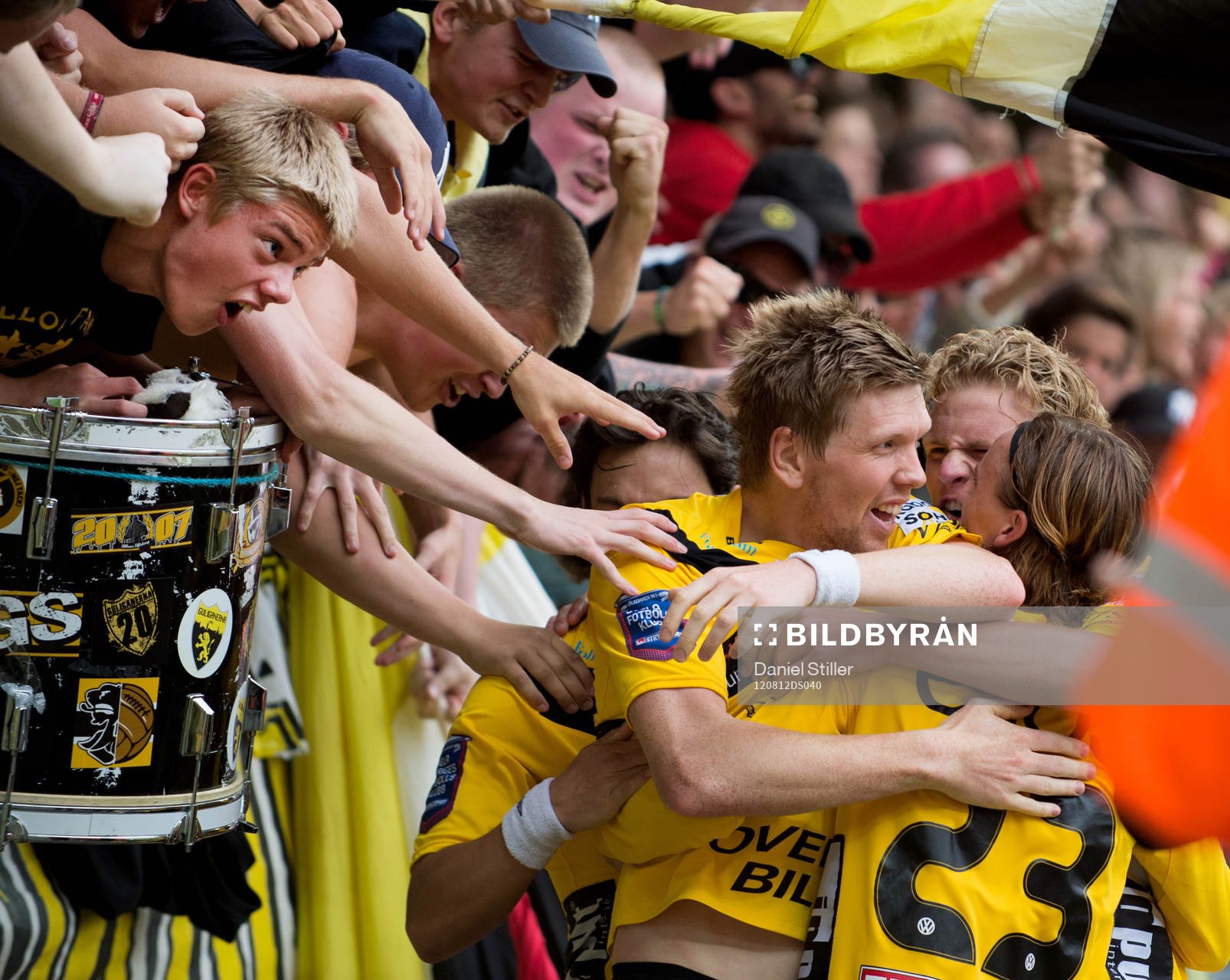 David Elm, Elfsborg, gör 2-1, jubel