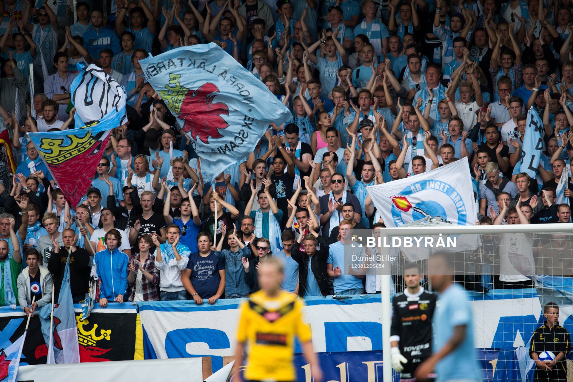 Många malmösupportrar på plats