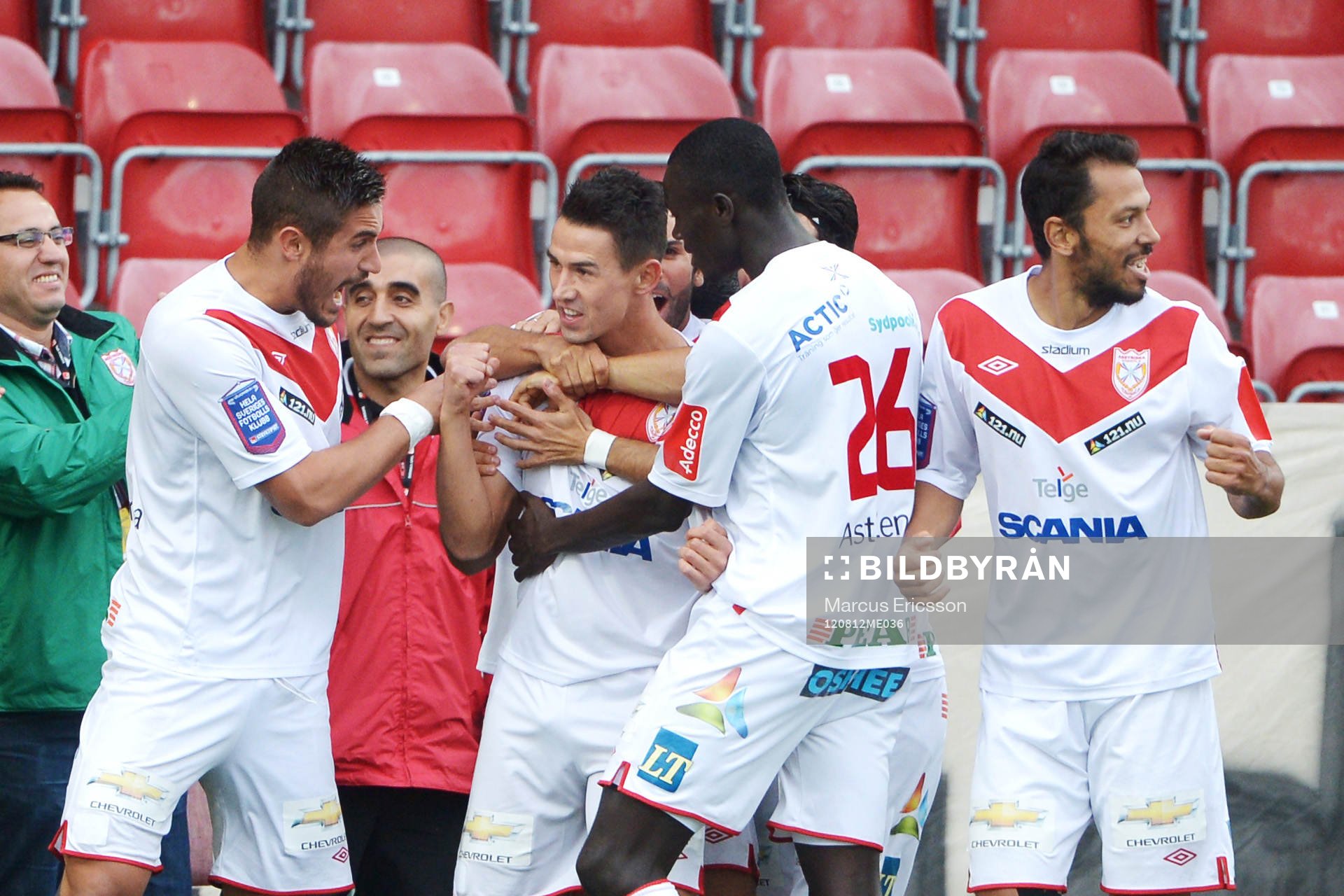 Fuad Hyseni, Assyriska, 1-0, jubel