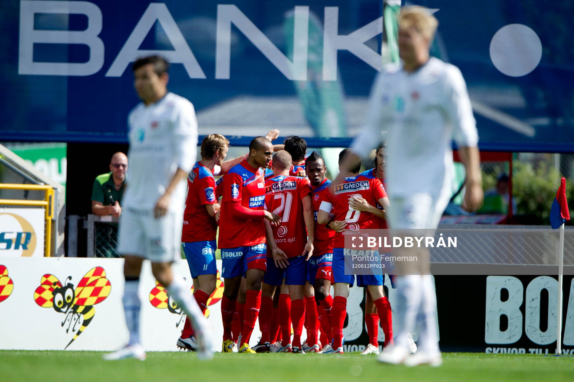 Helsingborg, jublel, 1-0