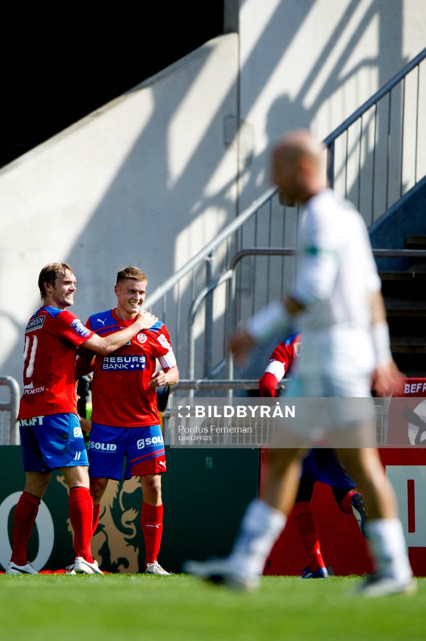 Thomas Sörum, Alfred Finnbogason, Helsingborg, jubel
