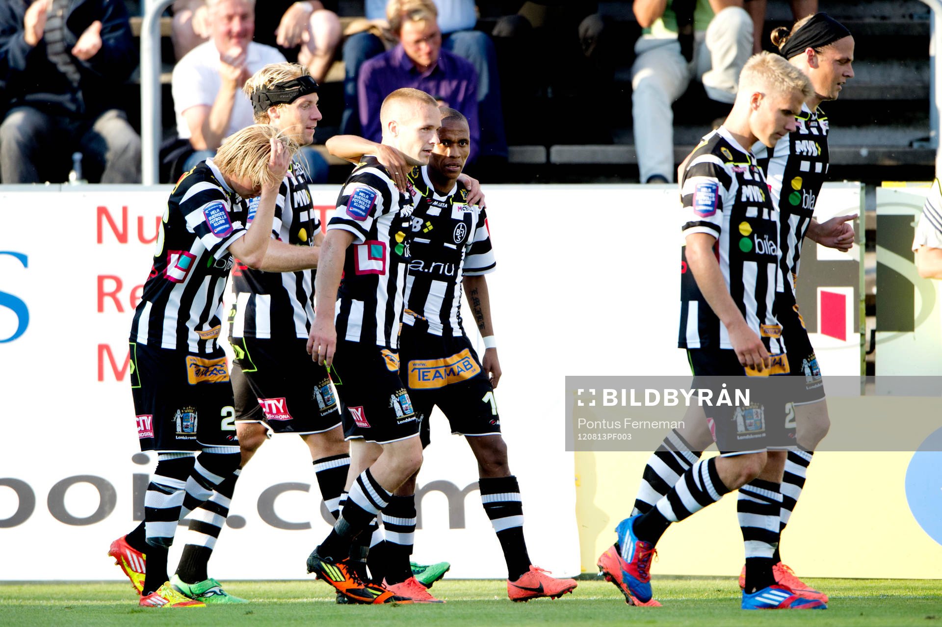 Amethyst Bradley Ralani, Landskrona, jubel 1-0