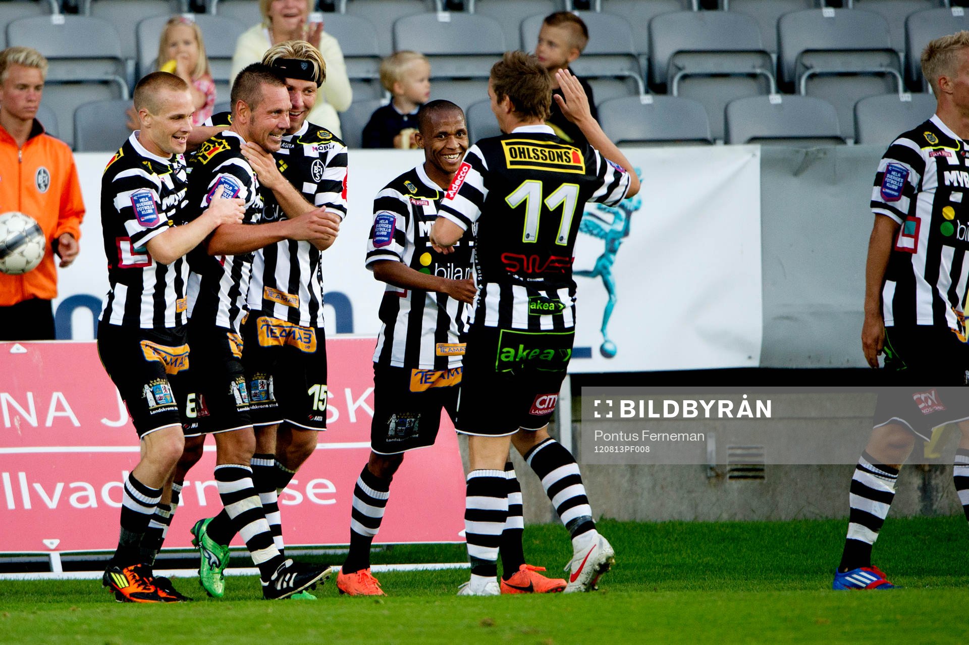  Marcus Lantz, Landskrona, jubel, 2-1.
