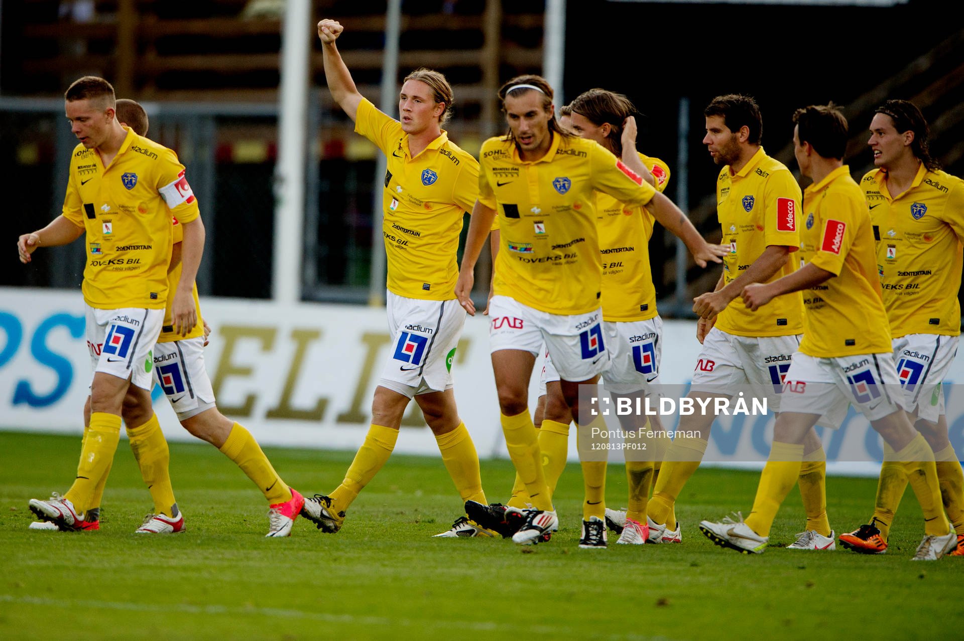  Marcus Översjö, Falkenberg, jubel, 1-1.
