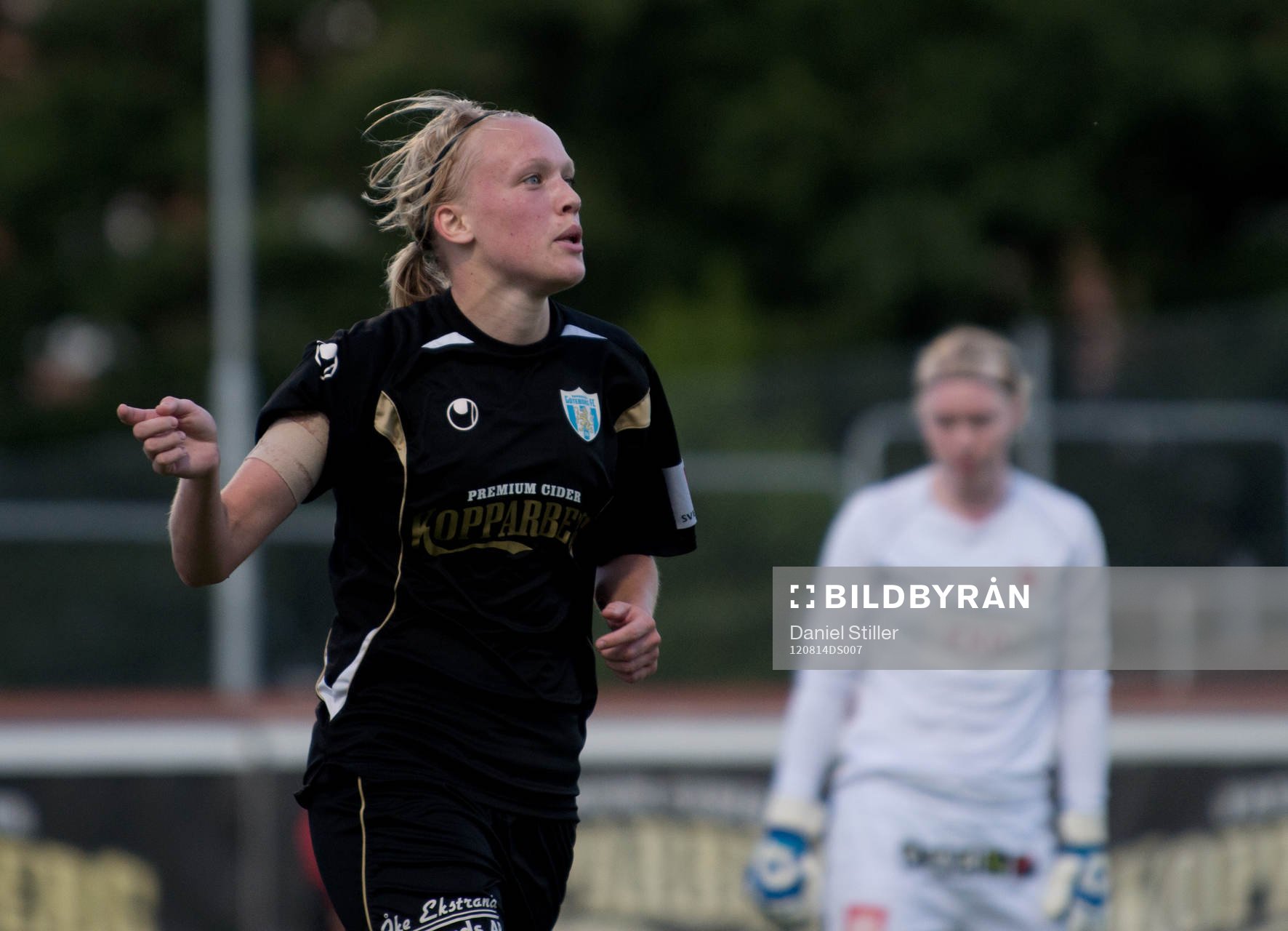 Linnea Liljegärd, Göteborg, gör 3-0 jubel